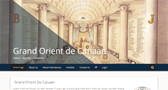 Desktop Screenshot of grandorientdecanaan.com