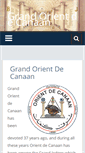 Mobile Screenshot of grandorientdecanaan.com